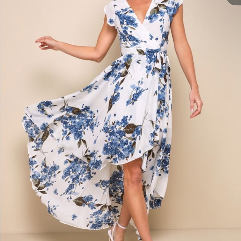 NWT Lulu’s French Countryside High-Low Dress